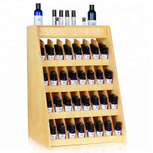 Counter Wood Acrylic Essential Oil Display Stand Rack